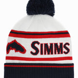 Simms Tip Up Pom Beanie Americana