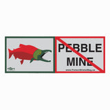 Rep Your Water No Pebble Mine Sticker