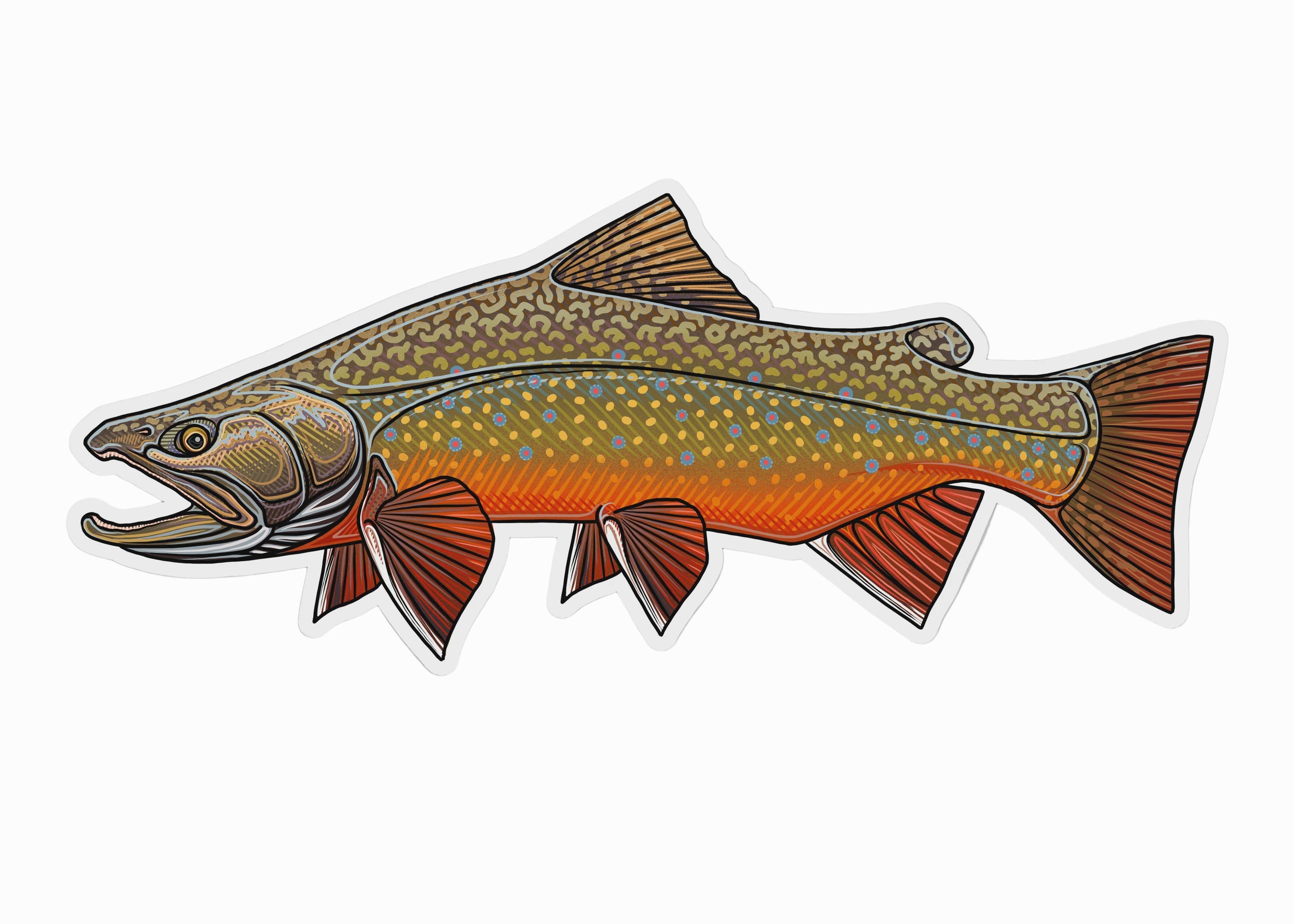 Casey Underwood Sticker Fish