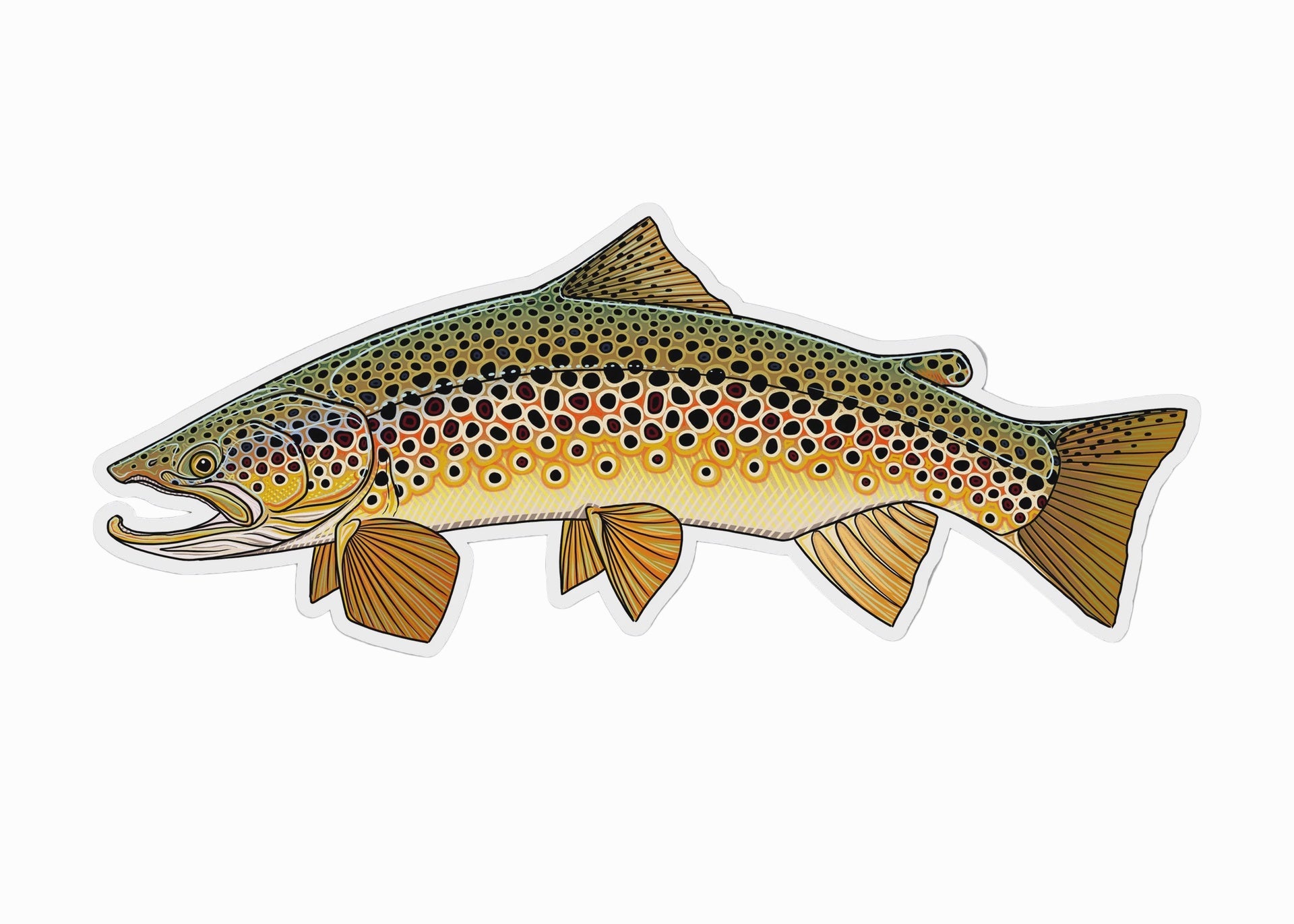 Casey Underwood Sticker Fish