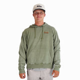 GRG Logo Weathered Fleece Hood