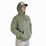 GRG Logo Weathered Fleece Hood