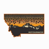 Rep Your Water Montana Wild Brown Sticker