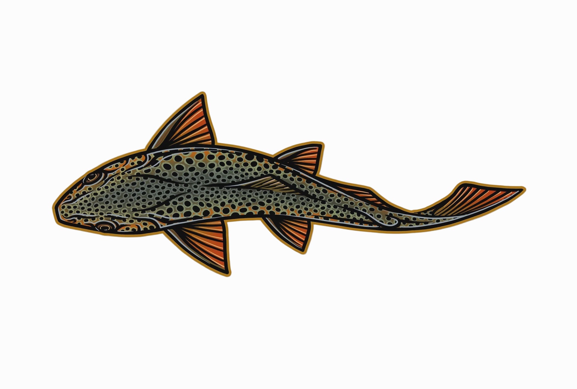 Casey Underwood Sticker Fish