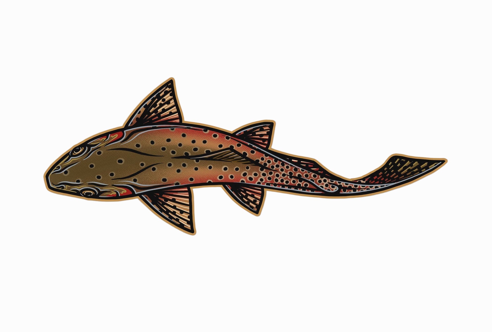 Casey Underwood Sticker Fish