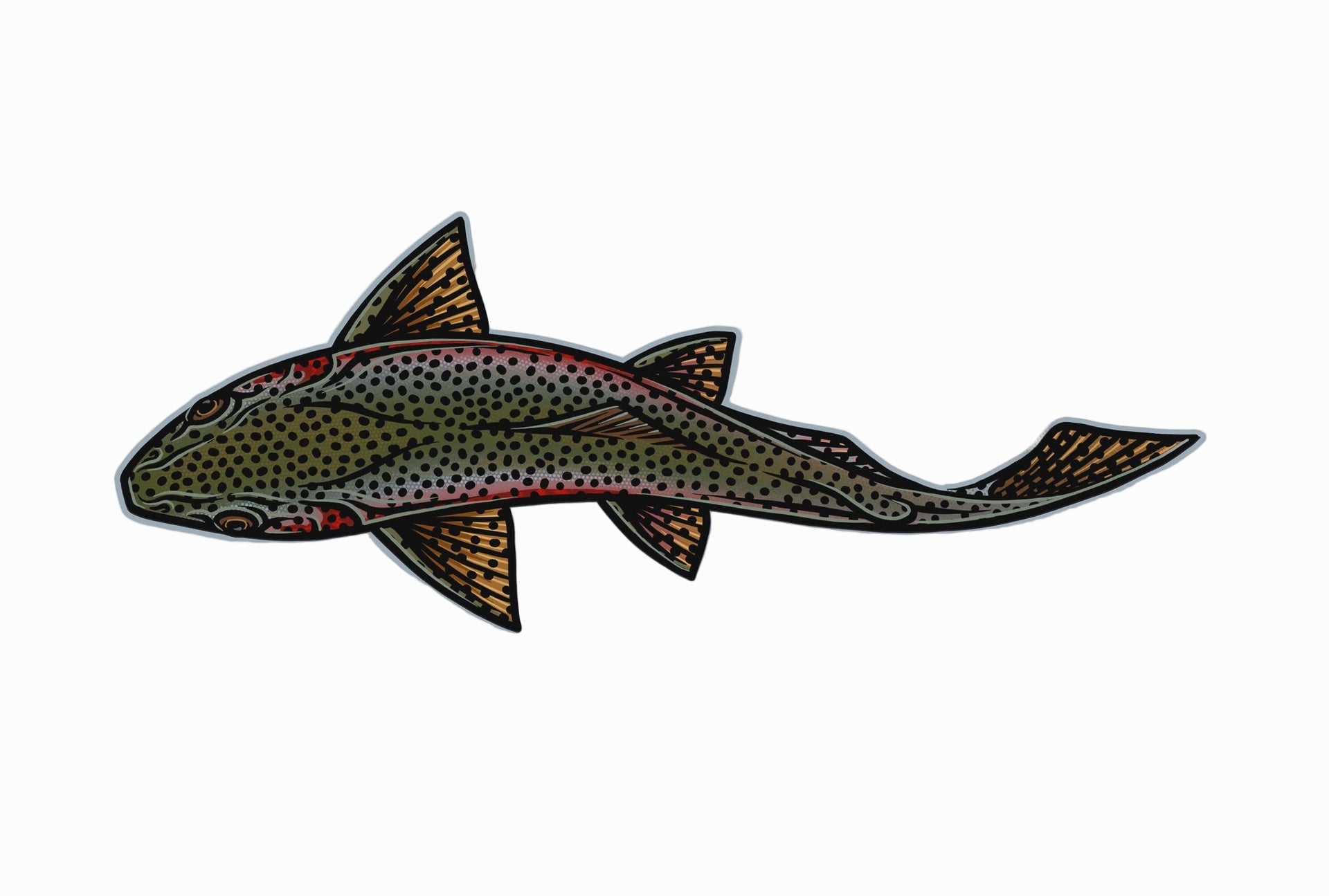 Casey Underwood Sticker Fish