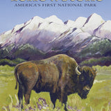Montana River Poster Yellowstone Bison