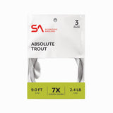 Scientific Anglers Absolute Trout Leader 3-Pack
