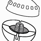 Airlock Centerlock Multicolor 1/2"