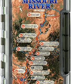 MFC River Map Waterproof Fly Boxes